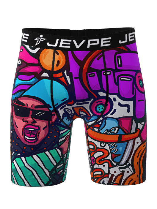 Mens Mystery Boxer Brief 12-Pack 7 Inch by JEVPE