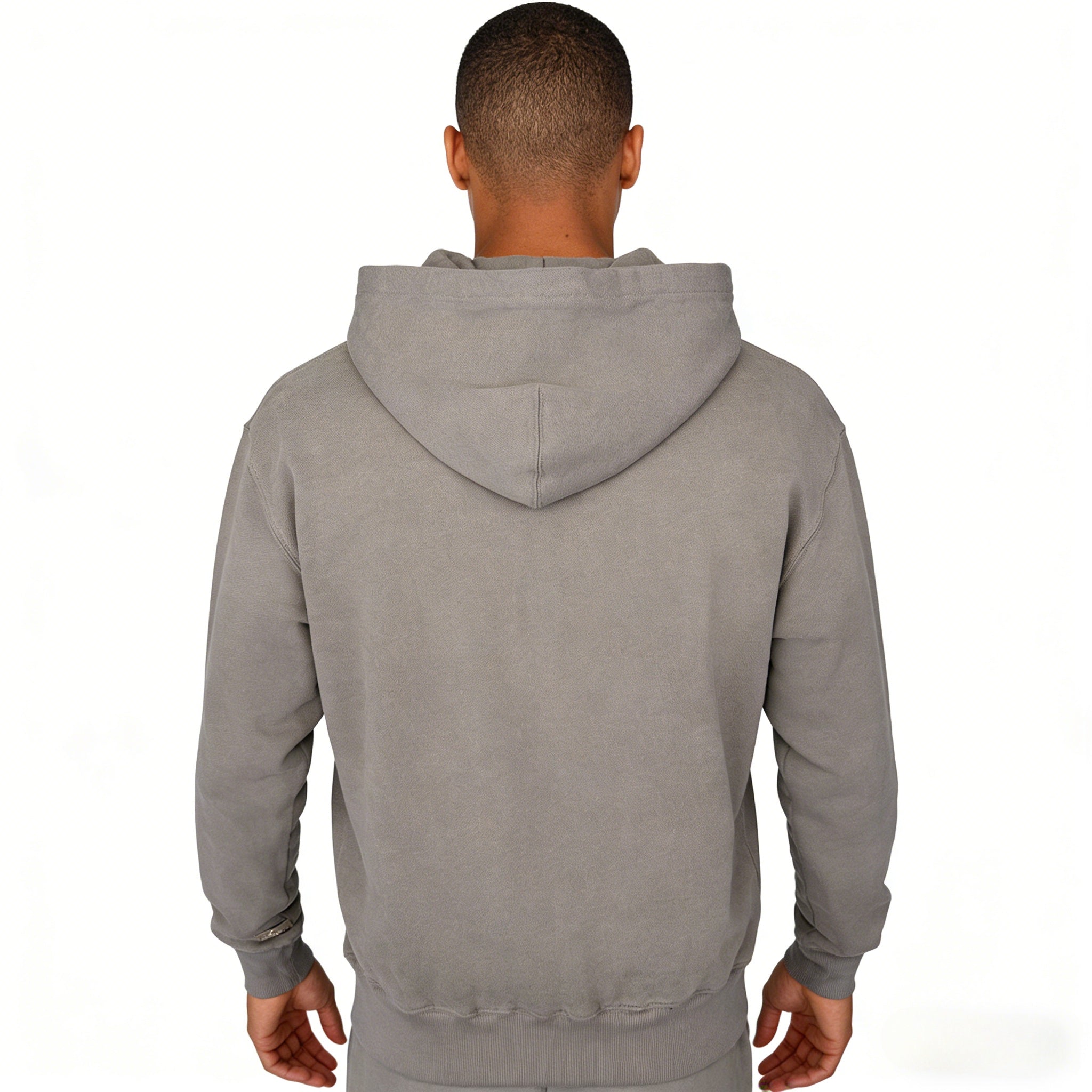 JEVPE vintage charcoal hoodie featuring a bold lion crest graphic, streetwear essential with a comfortable fit and stylish design.