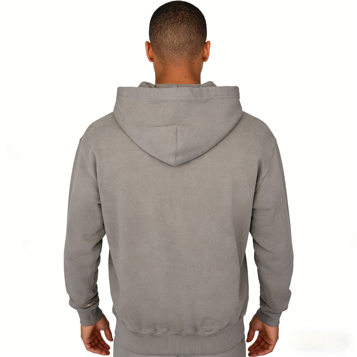 JEVPE vintage charcoal hoodie featuring a bold lion crest graphic, streetwear essential with a comfortable fit and stylish design.