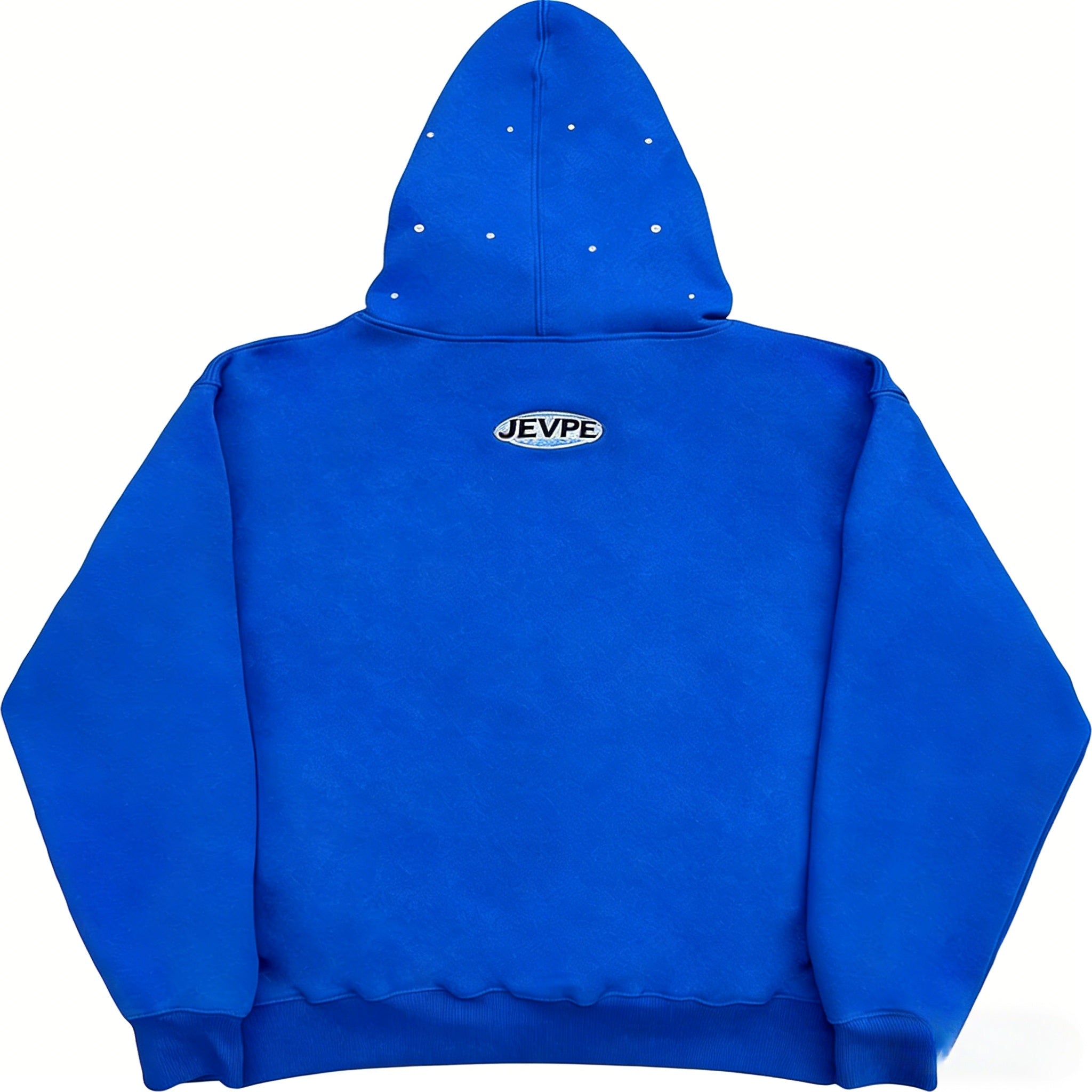 JEVPE men's vintage wave riding beach graphic streetwear pullover hoodie with surf-inspired design and casual fit