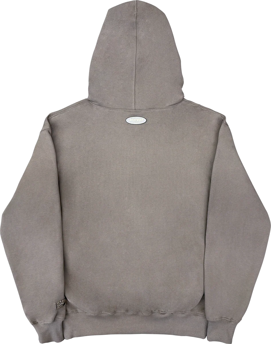 JEVPE Premium Vintage Charcoal Lion Crest Hoodie - Streetwear Essential