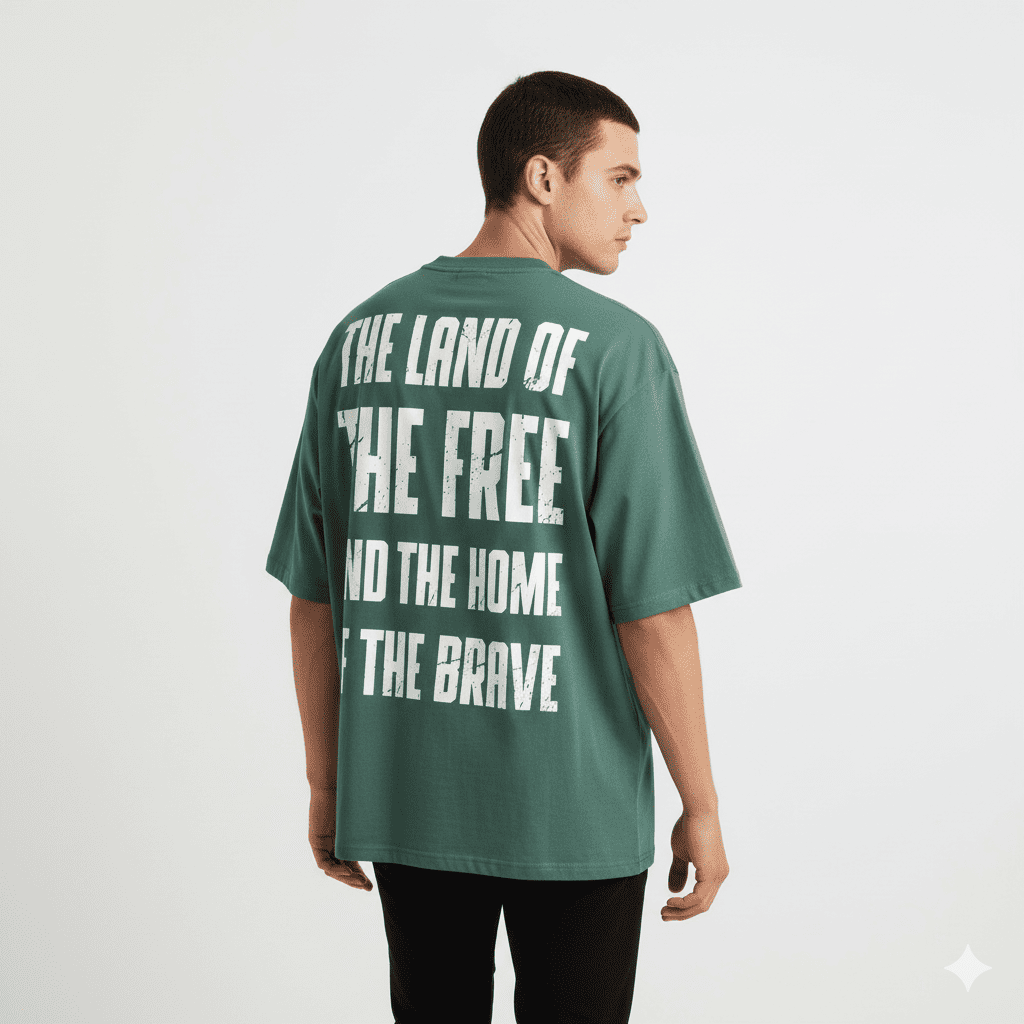 JEVPE cyberpunk neon city green cropped T-shirt with rivet details, streetwear style, featuring vibrant urban cityscape design.