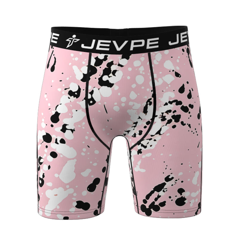 JEVPE men's 6-pack mixing colors underwear, breathable and ultra-light fabric, comfortable fit, shown in assorted colors.