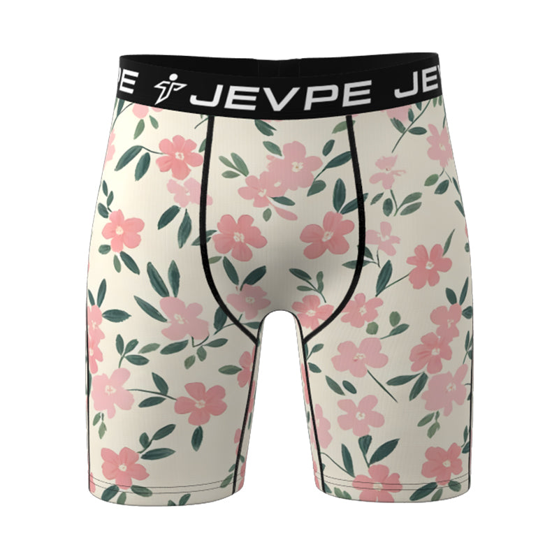 JEVPE men's 6-pack mixing colors underwear, breathable and ultra-light fabric, comfortable fit, casual men's underwear set.