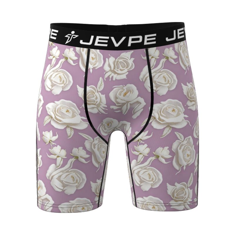 JEVPE men's 6-pack multicolor underwear set featuring comfortable, breathable, ultra-light fabric for everyday wear.