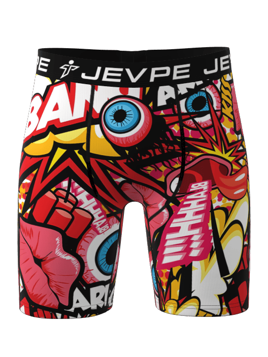 Mens Mystery Boxer Brief 12-Pack 7 Inch by JEVPE