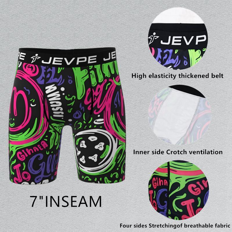 Mens Mystery Boxer Brief 12-Pack 7 Inch by JEVPE