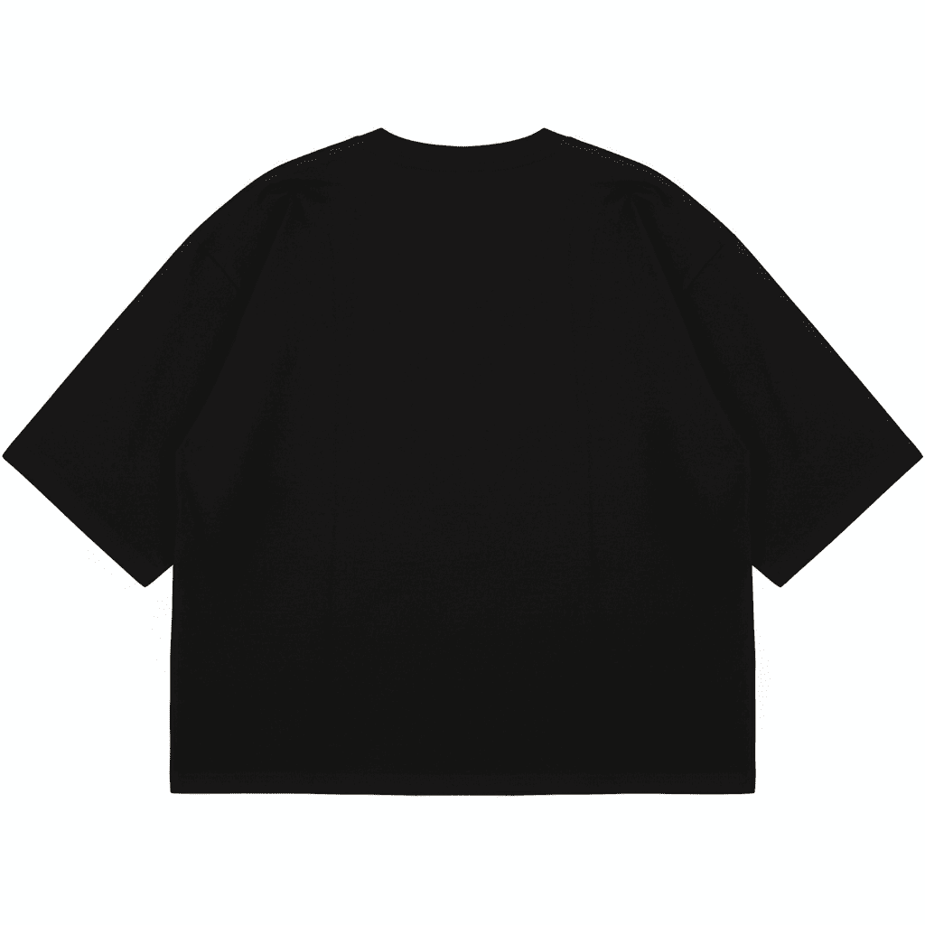Black JEVPE Urban Graffiti Jesus "Redeemer" oversized streetwear T-shirt with bold graphic design and faith-inspired artwork.